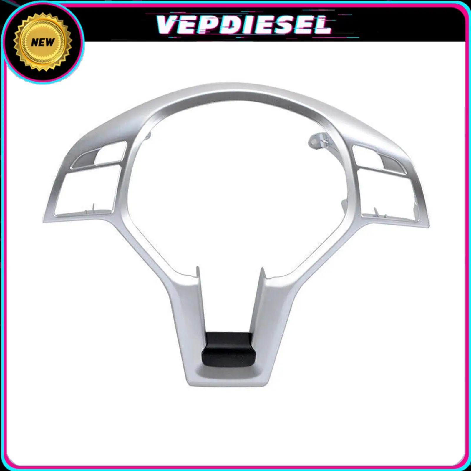 

Накладка на руль для Mercedes Benz W176 W204 W212 2012-2014, серебристый ABS, автомобильные аксессуары