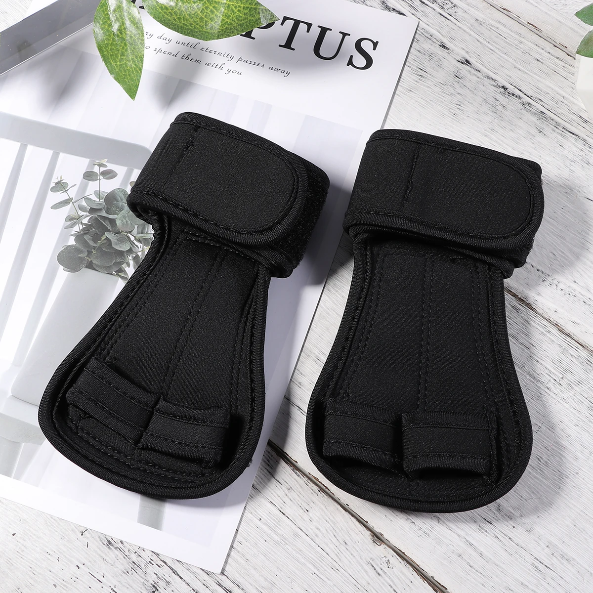 

1 Pair Pull Gloves Unisex Adjustable Weightlifting Hand Grips Anti-Sweat Non-Slip Breathable Gym Workout Deadlift