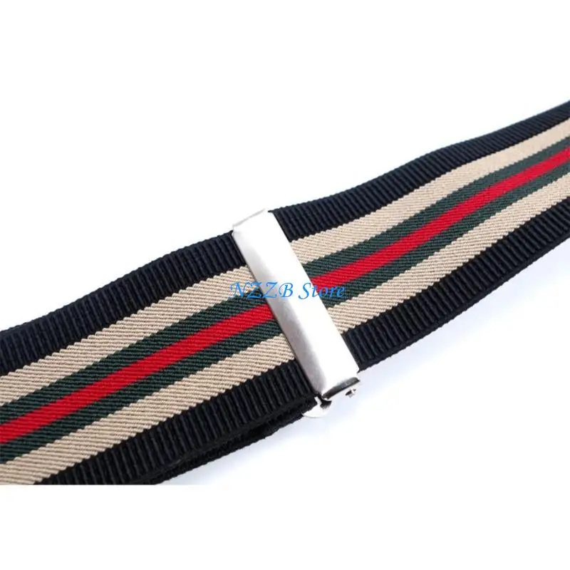 حمالات عمل T21F للرجال مع خطاف آمن بطول قابل للتعديل لتزيين البدلة الرسمية