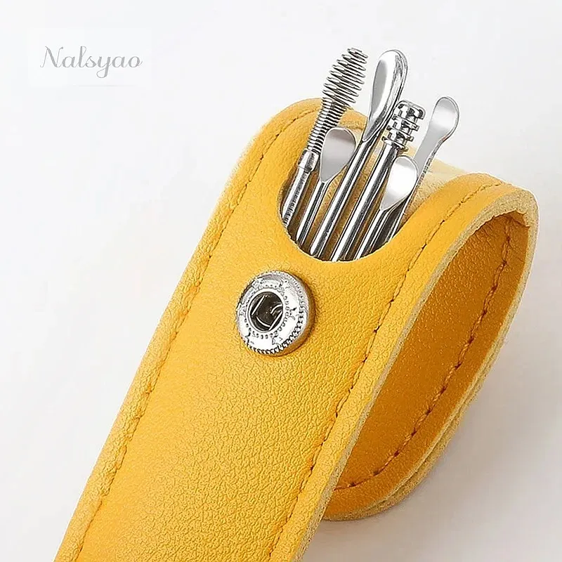 Factory Wholesale 6/7/9Pcs Ear Cleaner Wax Pickers Earpick Wax Remover Curette Ear Pick Cleaner Kit Spoon Care Ear Clean Tool
