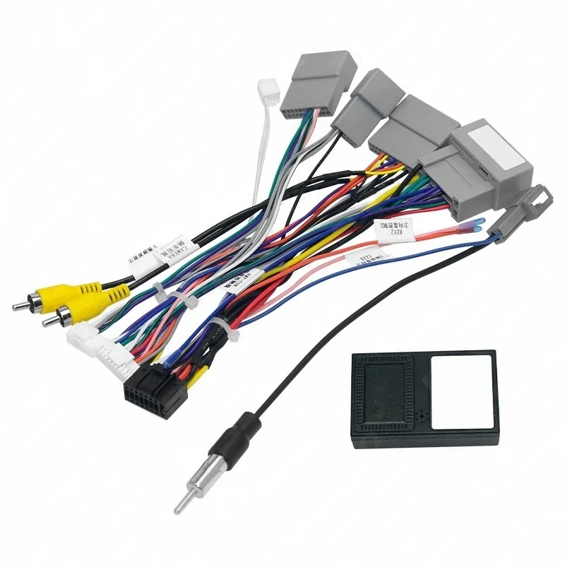 Radio Wiring Harness Adapter CAN Bus Decoder Box Cable for Honda CRV 2015