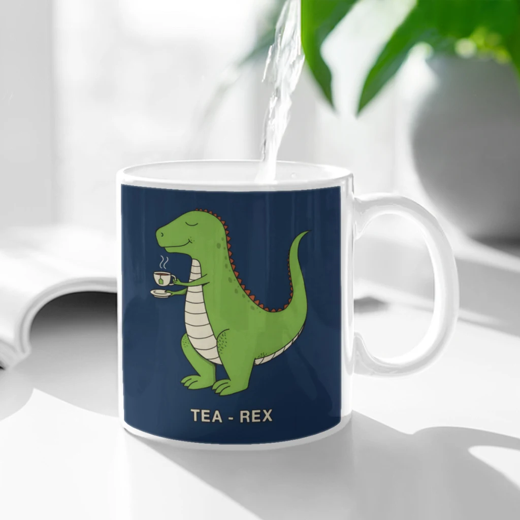 

Dinosaur Ceramic Cup Coffee Oatmeal Breakfast Cup Creative Personality Mug