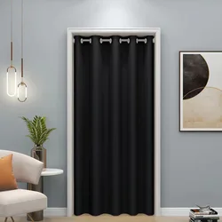 Solid Color Shading And Thermal Insulation Partition Door Curtain, Wardrobe Door Curtain, Bedroom And Living Room Door Curtain