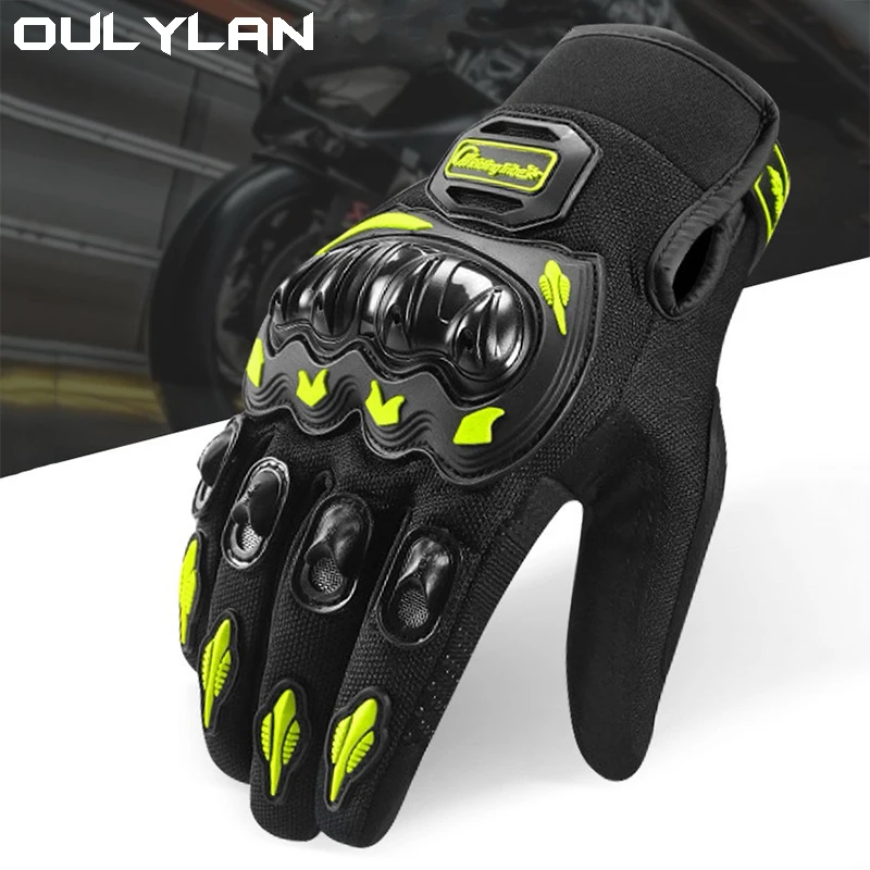 Motorcycle Gloves, Riding All Refers to touch Screen Anti-drop Gloves Electric Road Motorcycle Gloves For Men  Women