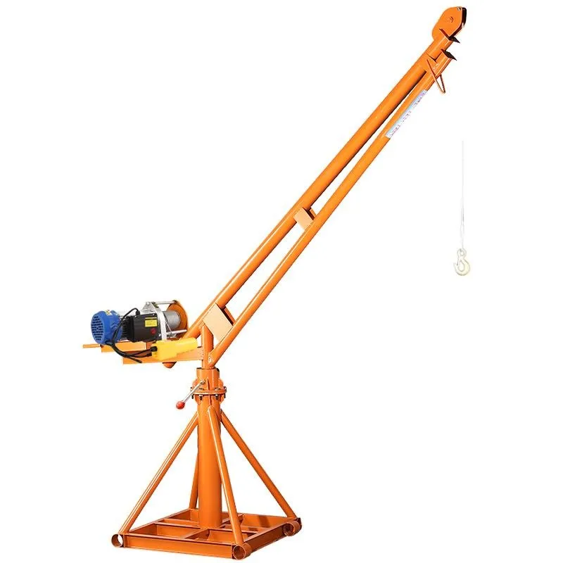 

Hoist crane, hoist crane motor 360 degrees rotation small site feeding crane