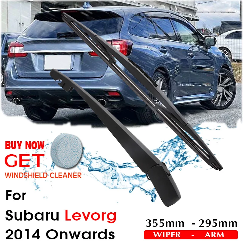 

Car Wiper Blade Rear Back Window Windscreen Windshield Wipers For Subaru Levorg Hatchback 355mm 2014 onwards Auto Accessories