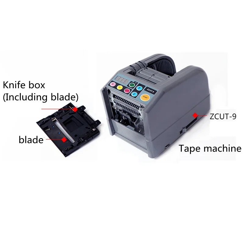 ZCUT-9 Tape Machine Automatic Tape Machine Knife Box General Assembly M-1000 Components Electric Dispenser Accessories 211# 418#