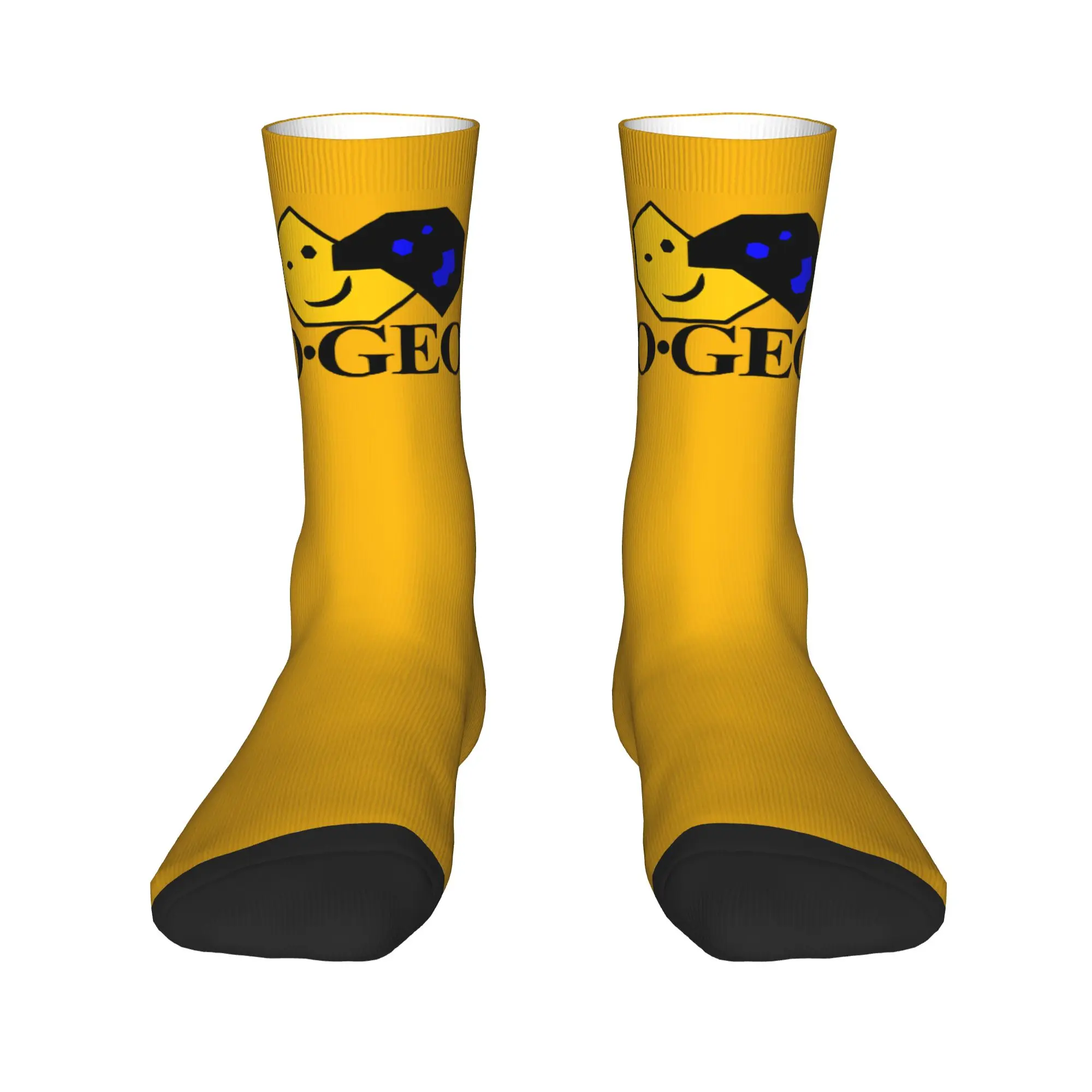 Custom Cool Neo Geo Logo Socks Men Women Warm 3D Printed Neogeo Arcade Game Sports Basketball Socks