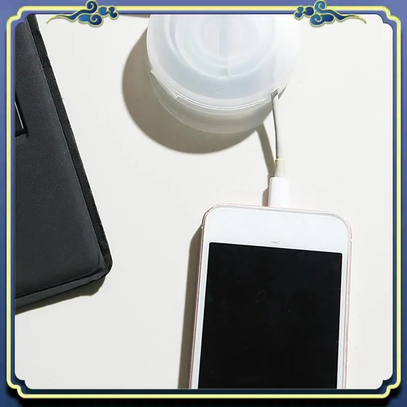 

Portable Bobbin Winder Portable Charger Cord Round Storage Cable Winder Retractable Cable Management Flexible USB Wire Cord Reel