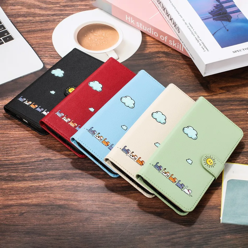 

Book Flip Stand Cover For Google Pixel 6A 7 7A 8 Pro 7Pro 8Pro Phone Cases Fashion Card Pocket Wallet Fundas P23G