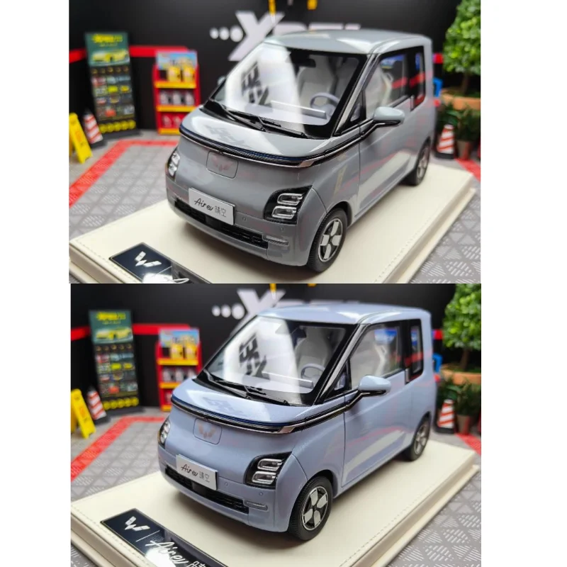 

Diecast 1:16 Scale Wuling Qingkong Airev Original Factory Double Door Alloy Car Model Collectible Toy Gift Souvenir Display
