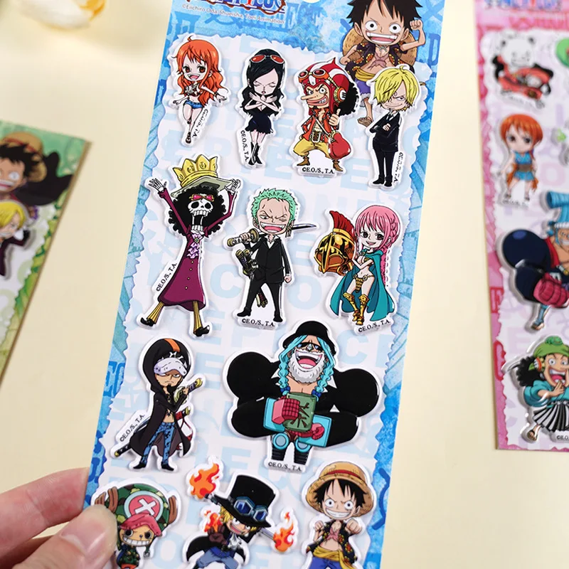 ONE PIECE Q Version Cartoon Tattoo Stickers Arm Decoration StickerMonkey D. Luffy RoronoaZoro Children\'s ToysGiftParty Gathering