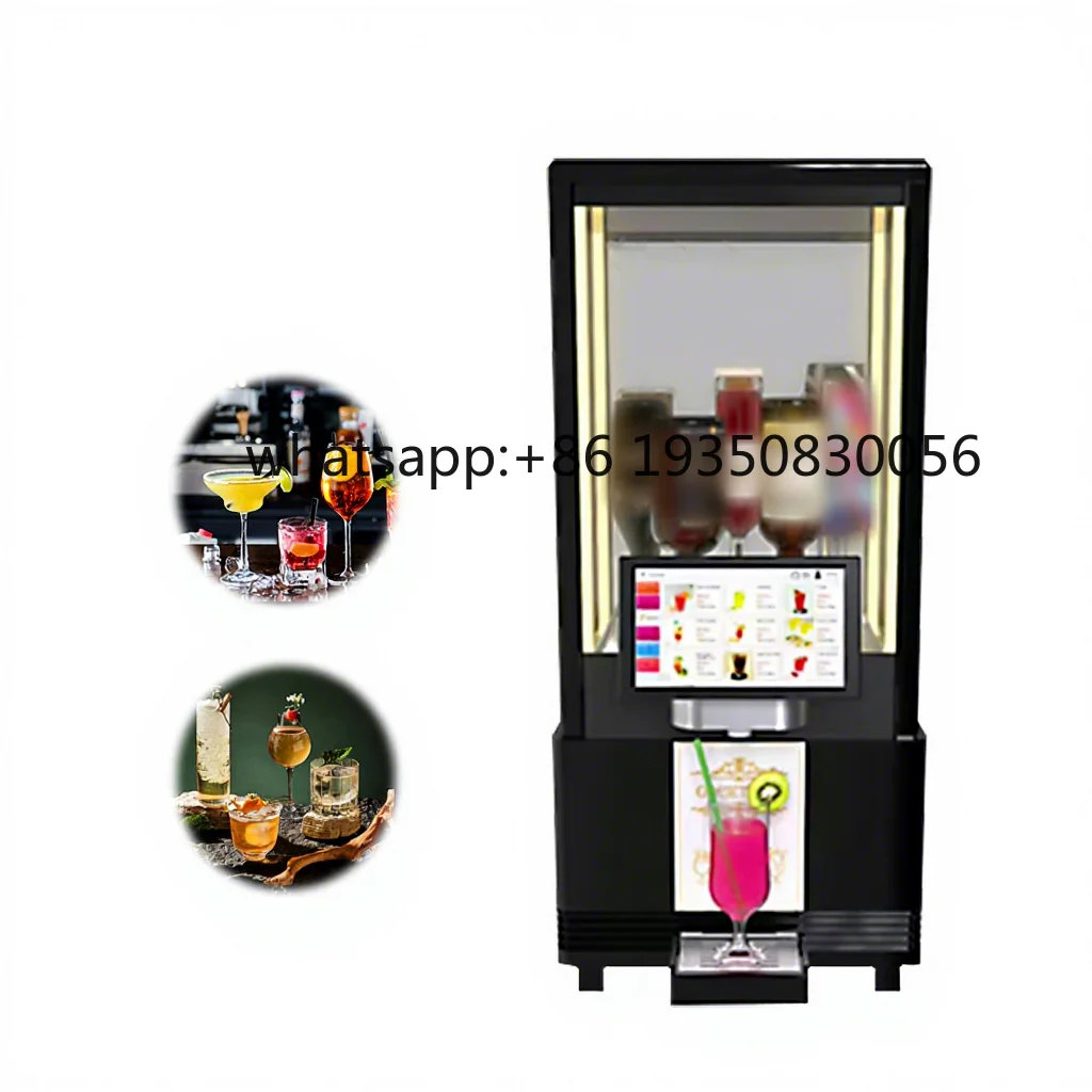 2026-8 Bottle Seats Intelligent Cocktail Maker Freezer Machine Commercial Cooling Cocktail Making in Bar KTV With Payment System