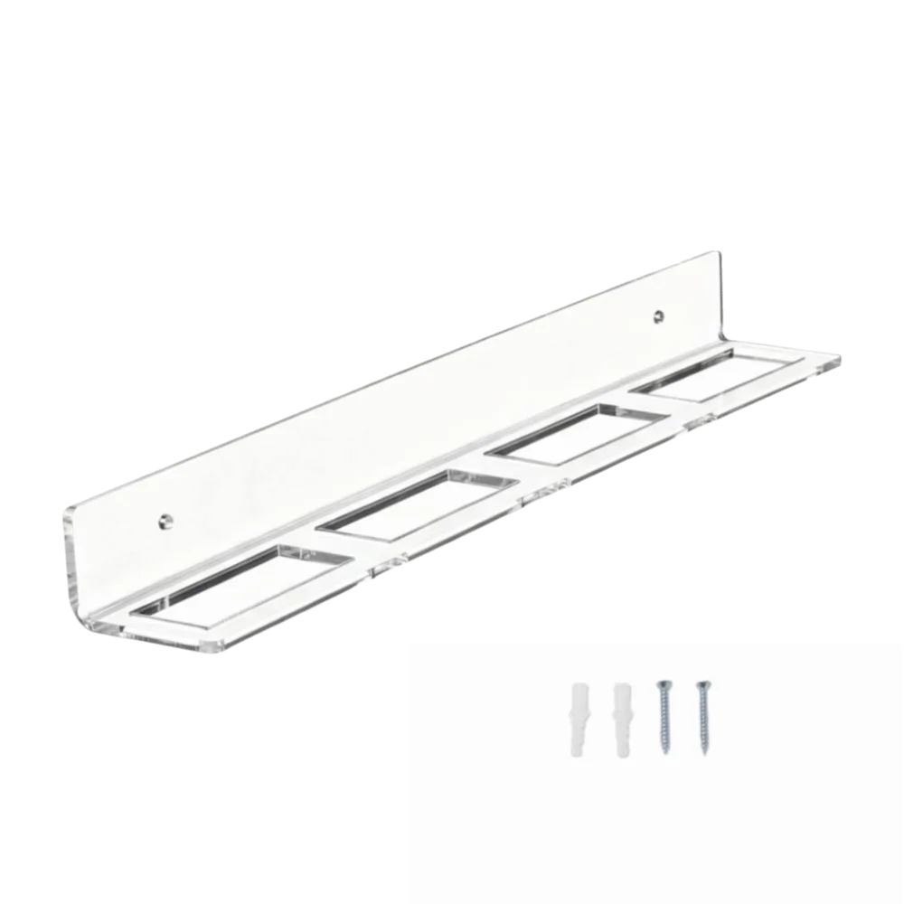 5pcs Clear Acrylic Hockey Puck Display Wall Rack Wall Mountable Space Saving Hockey Puck Holder Transparent Design