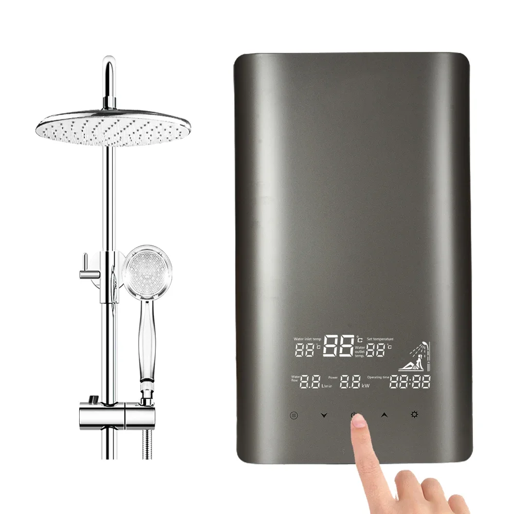 Electric Induction Instant Electric Water Heater 12-24kw 3 Phase 400V Modern Novel Design Tankless Electric Water Heater Gym