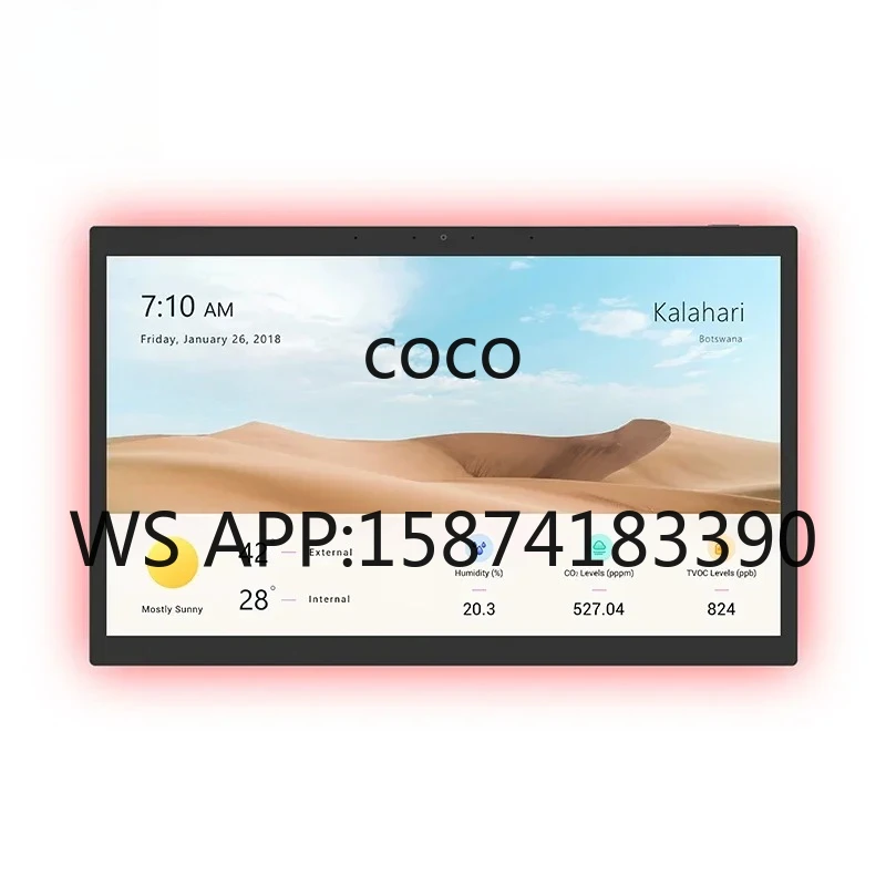 Industrial Grade Wall Mount RJ45 Touch Screen Control Tablet RK3566 for Factory Hotel Smart Home Automation System