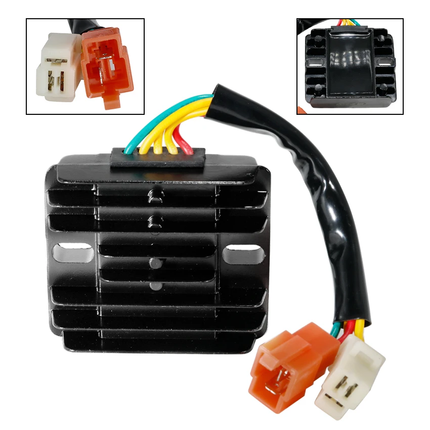 

Для Italika TC250 TC200 NEGR 250 SZ TC200 BLANCA ATV200 OEM: F06020080 регулятор напряжения выпрямителя мотоцикла