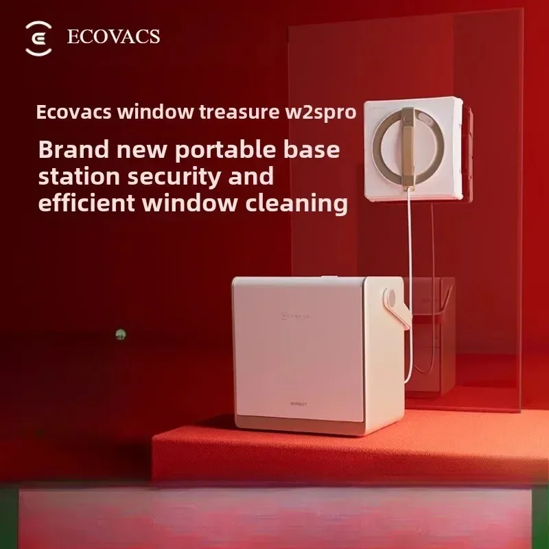 جديد ECOVACS نافذة روبوت لأغراض التنظيف W2S PRO نافذة الكنز متعددة الوظائف زجاج النافذة أداة سحرية WR856-01