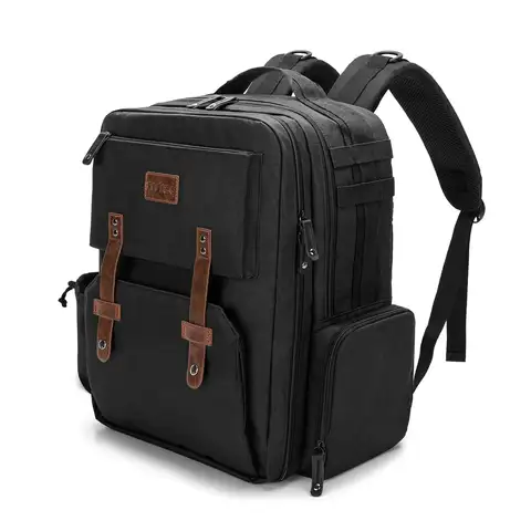 Large Capacity Travel Barber Case for Hair Cutting Tools, Professional Holds Various Equipment (Bag Only), Black