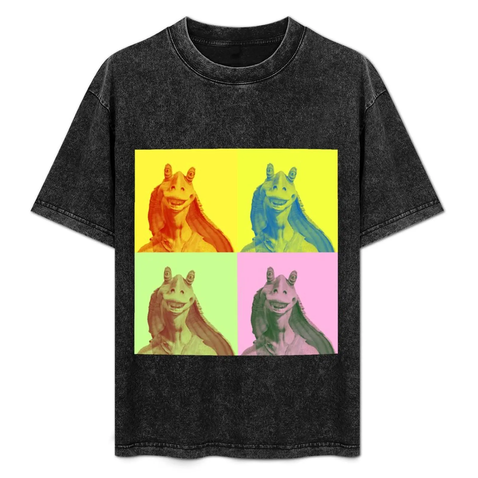 

Multi-Colored Jar Jar Binks T-Shirt Casual Everyday Wear T-Shirt