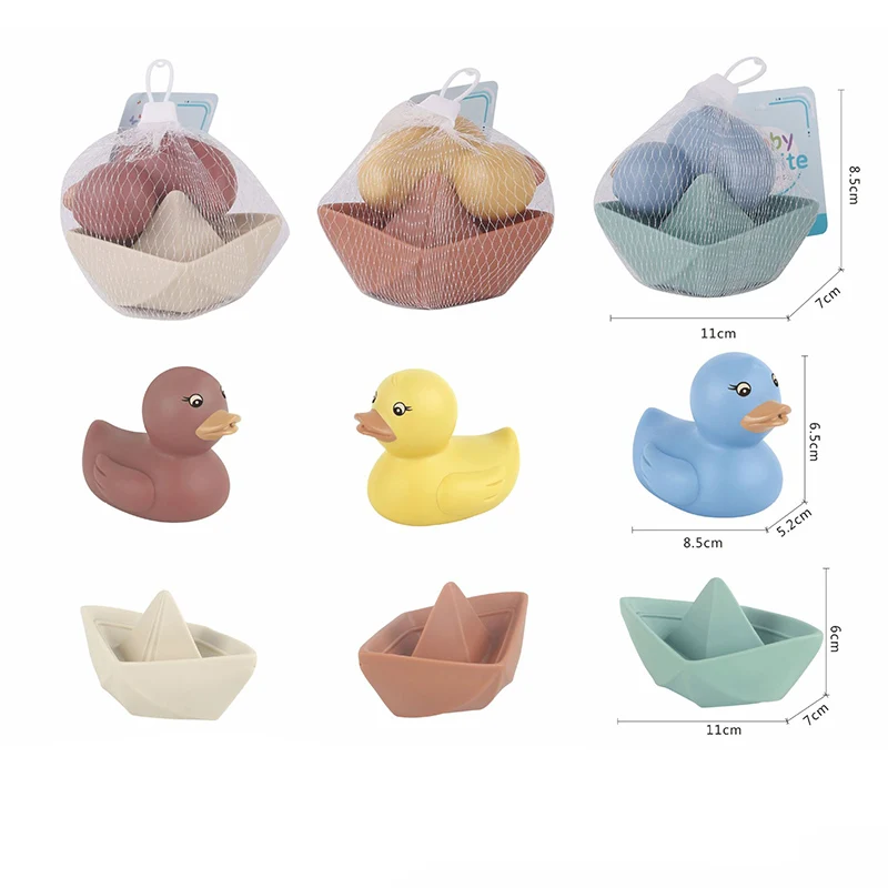 Baby Bath Spray Water Toys Animals Shower Soft Rubber Float Squeeze Sound Bathroom Play Swimming Water Toys Kids Children's Gift