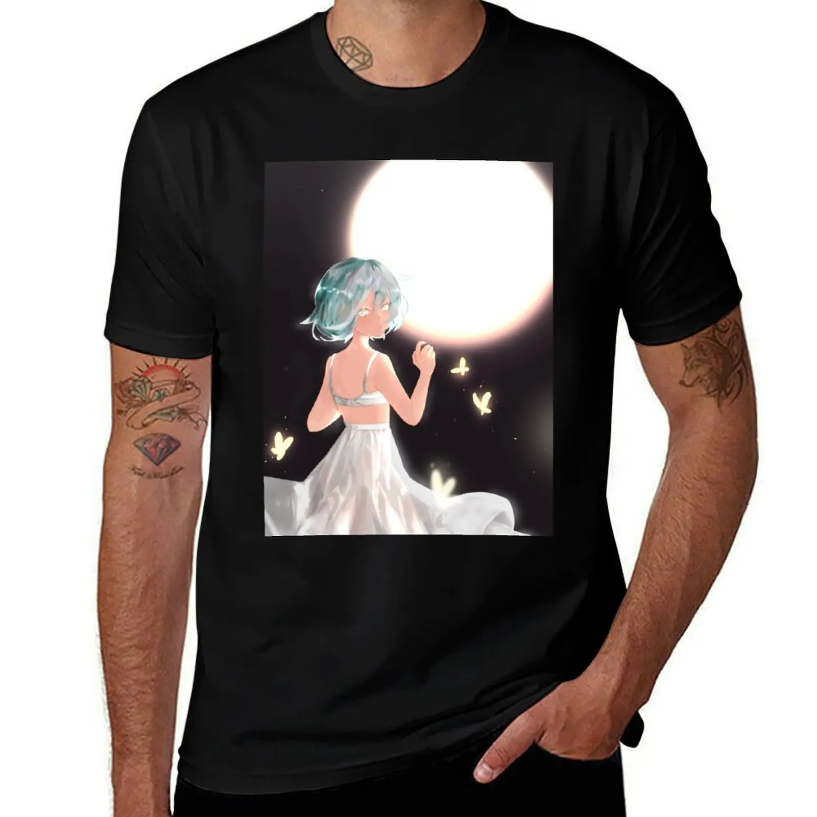 

Diamond moon T-Shirt blue lock affliction shirts basketball graphic tees men clothings