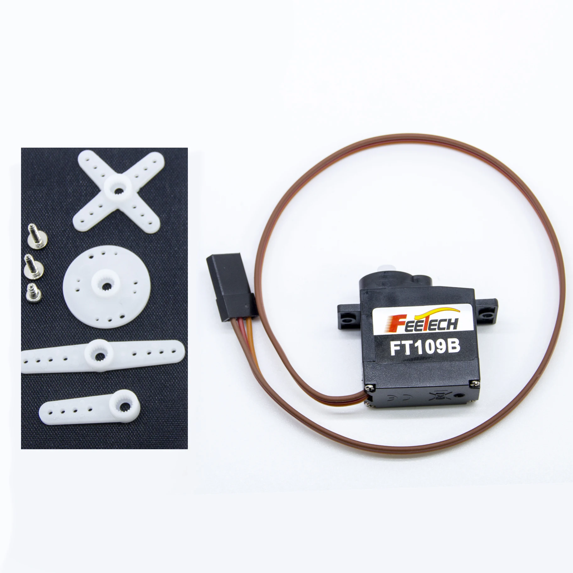2PCS FT109B Mini Micro Servo 1.8Kg Core Motore Servo Sistemi Radio Unisex Tipo Servos Rc Per Robot Esoscheletro e Kit Robot AI
