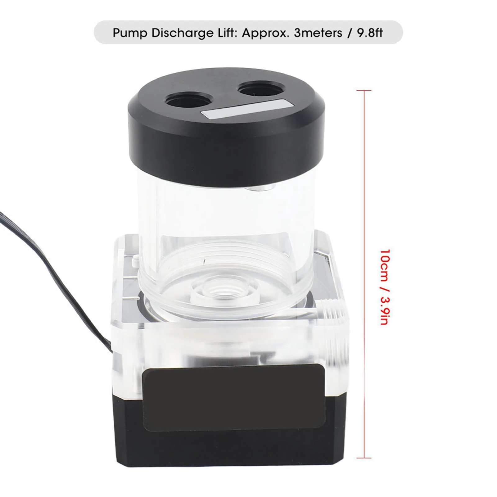 Pompa Combo Komputer Komputer PC Chłodnica Zintegrowana Wbudowana Odpiania 500L/H - 3 metry wylotu