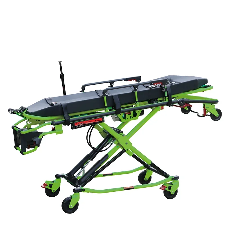 MT Hospital Emergency  Automatic electric Loading Ambulance Stretcher Medical Rescue First Aid hospital emergency Trolley
