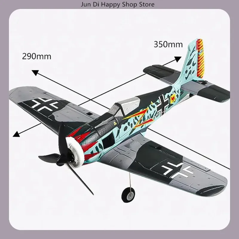 

QF013 FW190 Warbird 4-канальный бесщеточный радиоуправляемый самолет из пены EPO с фиксированным крылом и радио 2,4G RTF для начинающих, хобби, летающих