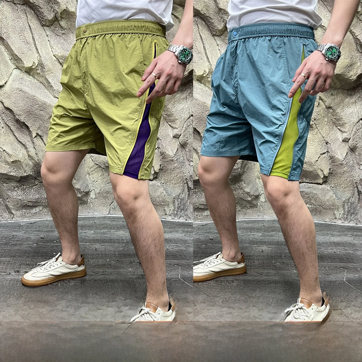 

Qui Dry Breathable ort Pants Couple's Summer orts Youth Casual Trousers Side Zipper 3D Tailoring Cool Sensation Tech