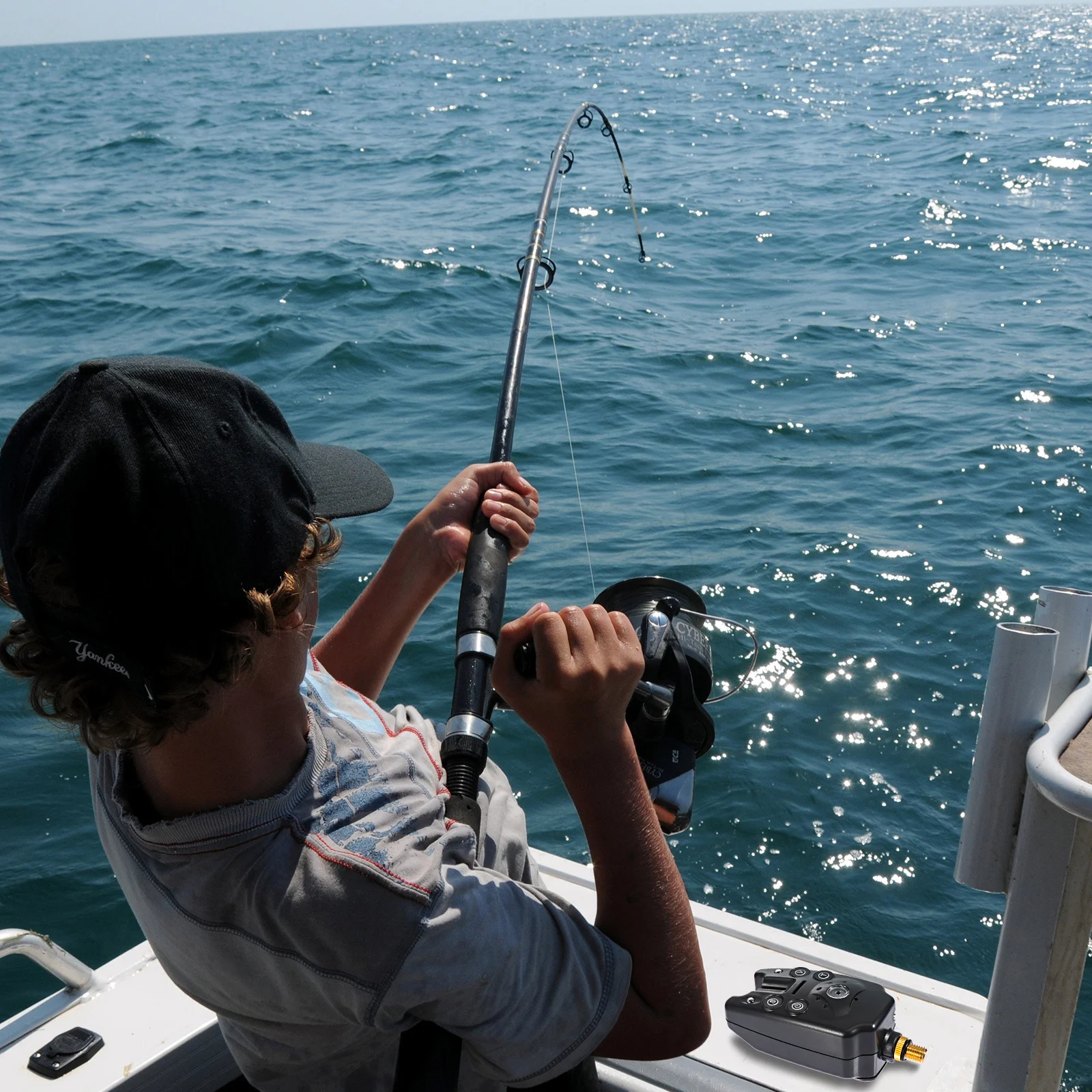 

1Pcs Electronic Fishing Bite Alarm Water Resistant Portable Alert Bell Fishing Rod Indicator Fish Rod Alert Indicator