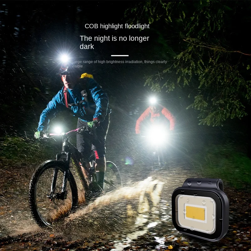 Outdoor Headlight Mini Portable Strong Light Super Bright Mountaineering Camping Emergency Magnetic Head-Mounted Fishing Light