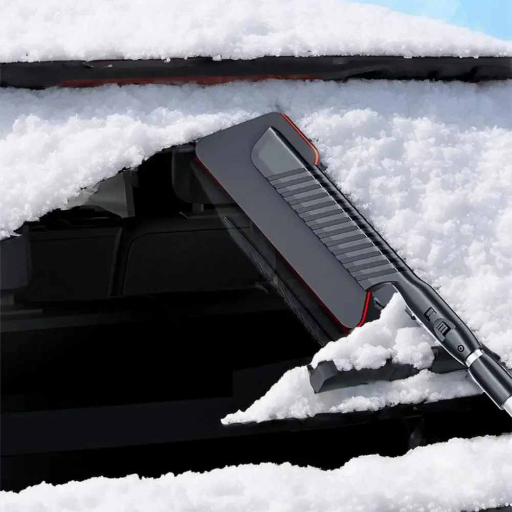 Car Windshield Wiper Snow Removal Brush Removable Snow Shovel Extended EVA Cleaning Tool Broom Cleaning Accessories