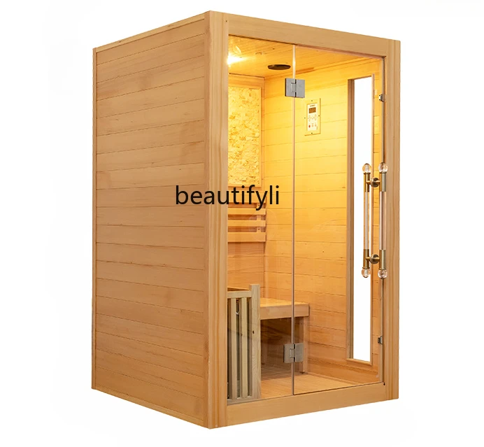 Sauna room Household dry steaming, light wave, sauna stove Steam room Beauty salon Steam room Wooden bag