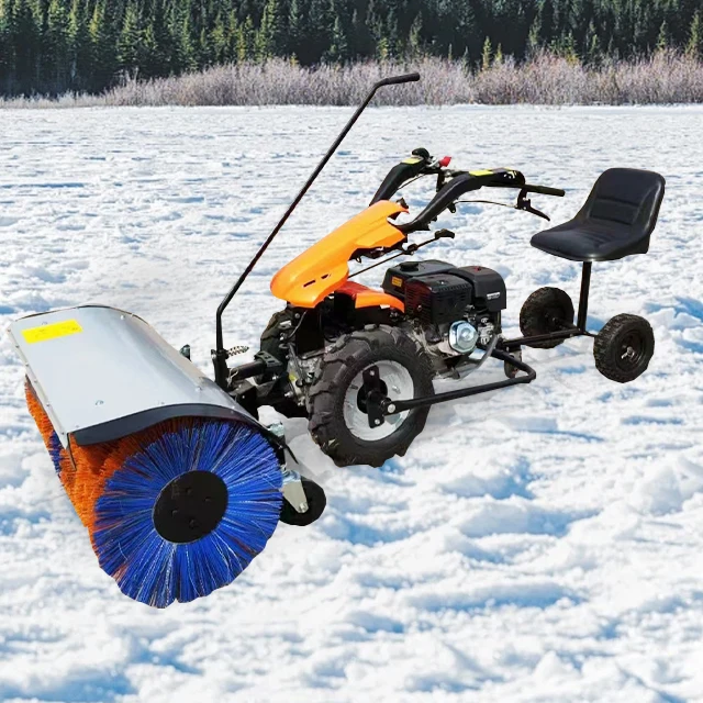Electric Four-Wheel Drive Snow Clearing Blower Road Snow rem oval Vehicle for Snowy Terrain
