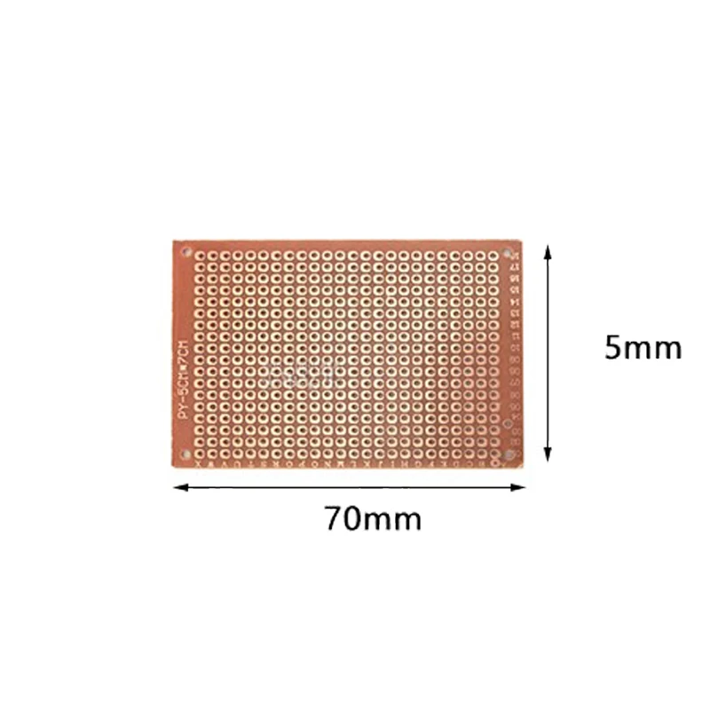 7x9 см 7*9 односторонняя макетная плата, универсальная доска, экспериментальная бакелитовая медная пластина, желтая 5*7 5x7 9x15