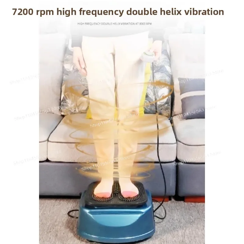 Multi-functional Heating Foot Sole Foot Therapy Machine Massager, Whole Body High Frequency Double Helix Vibration