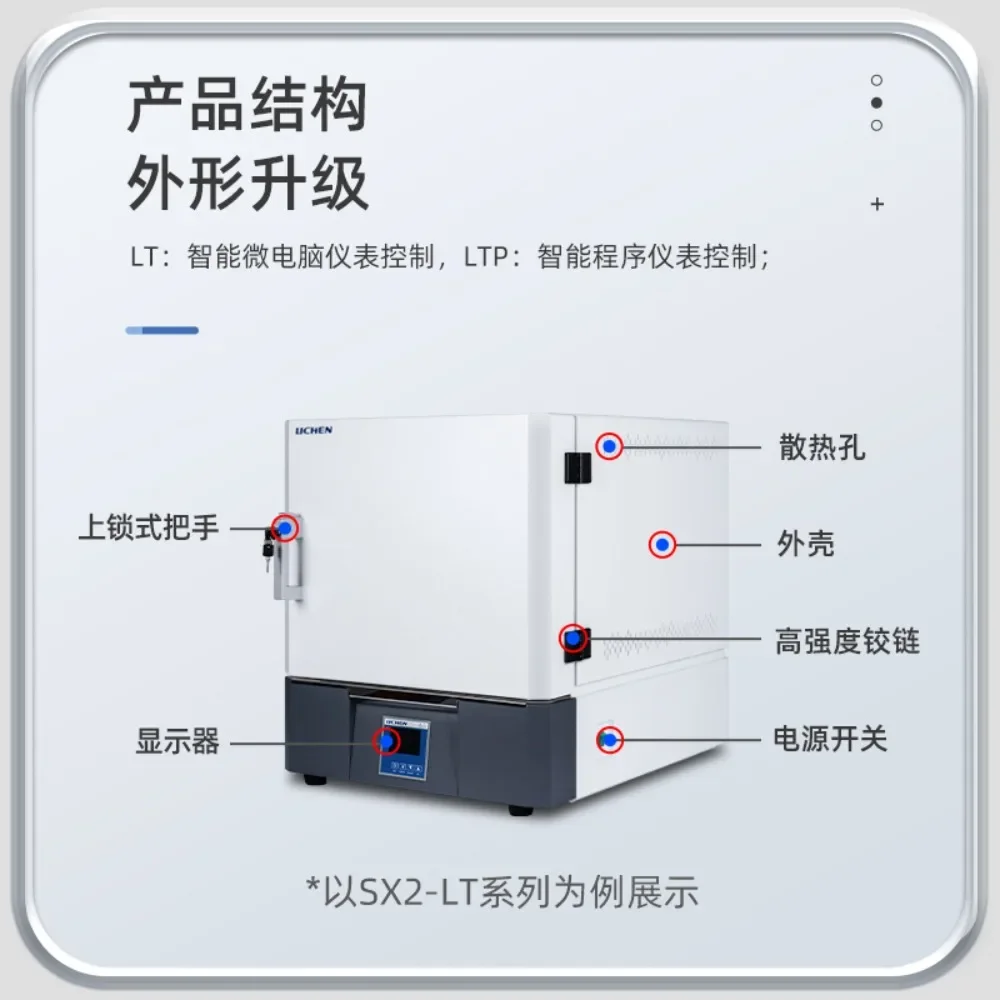 Lichen High Temperature Muffle Furnace Laboratory Industrial Electric  Box Resistance Quenching Integrated Tubular Atmosphere