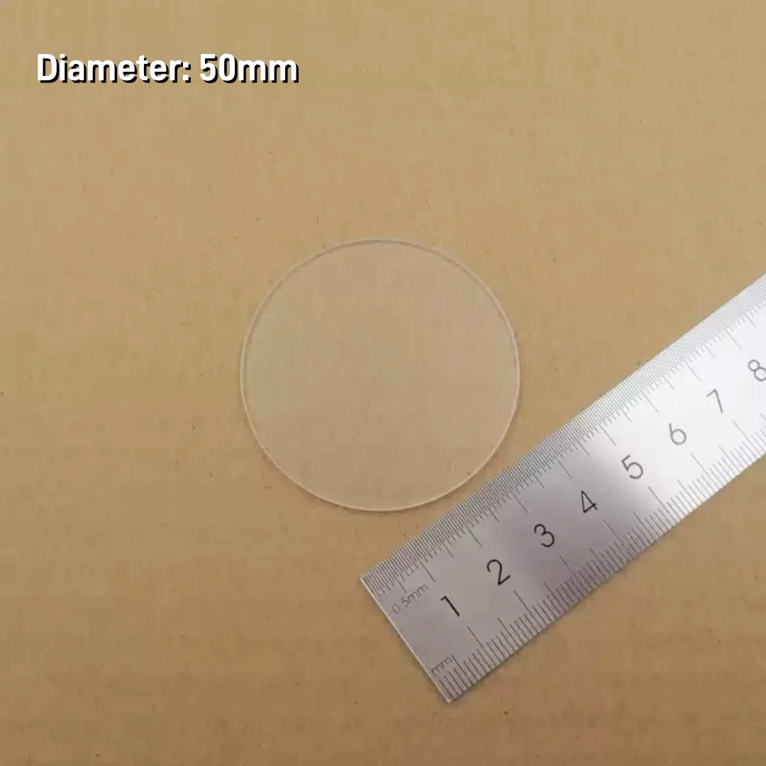 80mm X 80mm B270 Super White Optical Glass Filter Transmission Lens Effectively Blocks Ultraviolet Light Wavelength Below 300nm