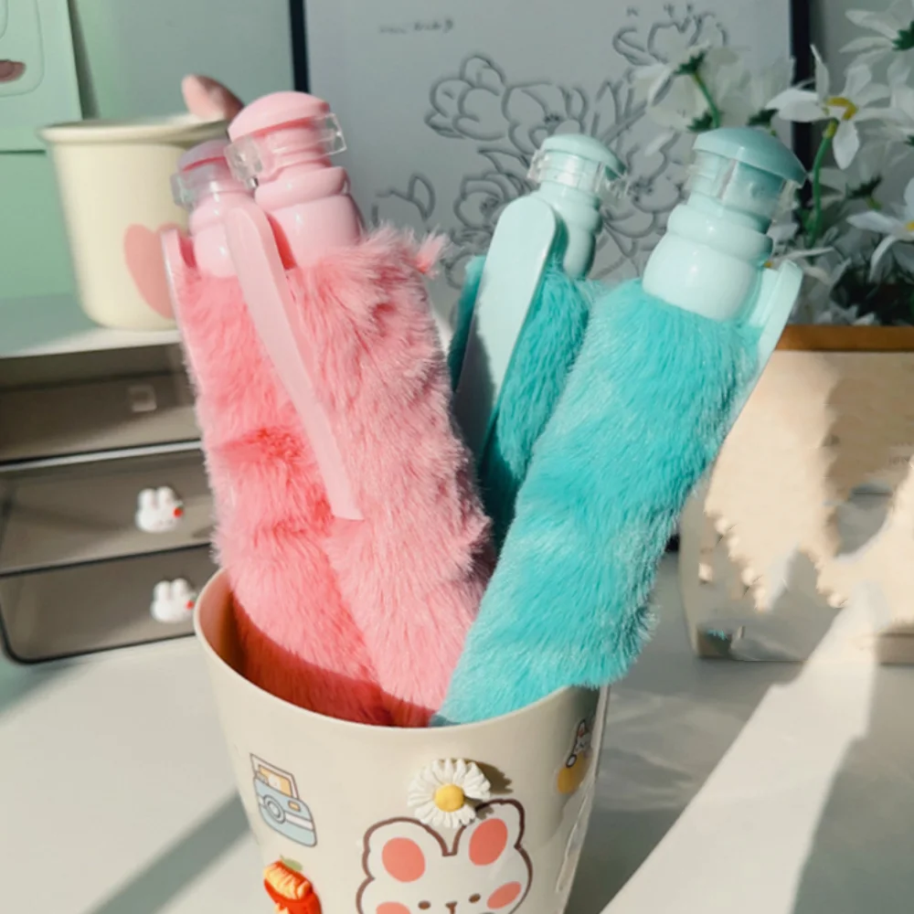 

Симпатичная гигантская шариковая ручка из АБС-пластика, креативная синяя милая плюшевая ручка, розовая плюшевая ручка для снижения давления, студенты