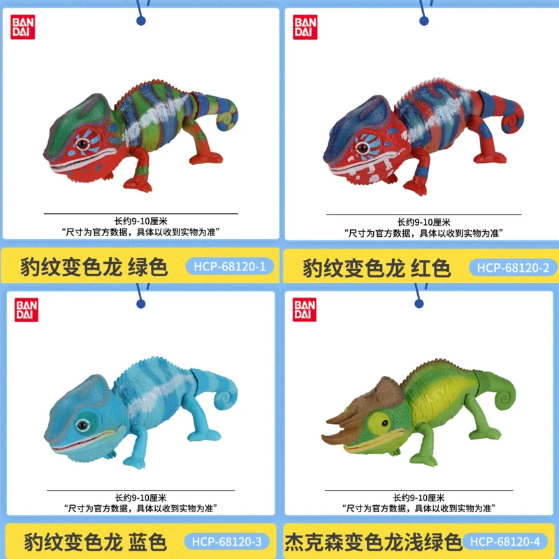 In Stock  BANDAI Gashapon  The Diversity of Life on  Furcifer pardalis Chamaeleo jacksonii Model GACHA TOYS Big Biological MapOf