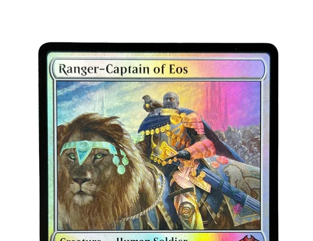 

(Ranger-Captain of Eos) Foil/Holo TCG Magical Proxy Black Top Quality Proxy Playing Cards Gathering Board Game Trading Cards