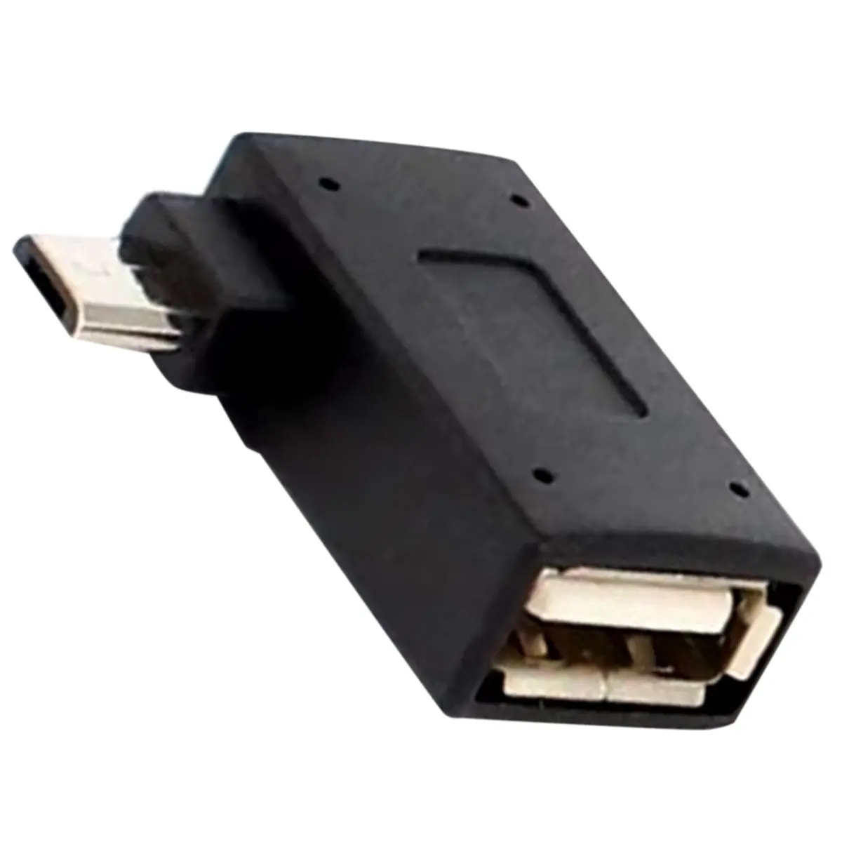 *X07A 10 Micro USB OTG Adapters for TV, Mini Classic, and Mini with Power Supply (Angled Design) A