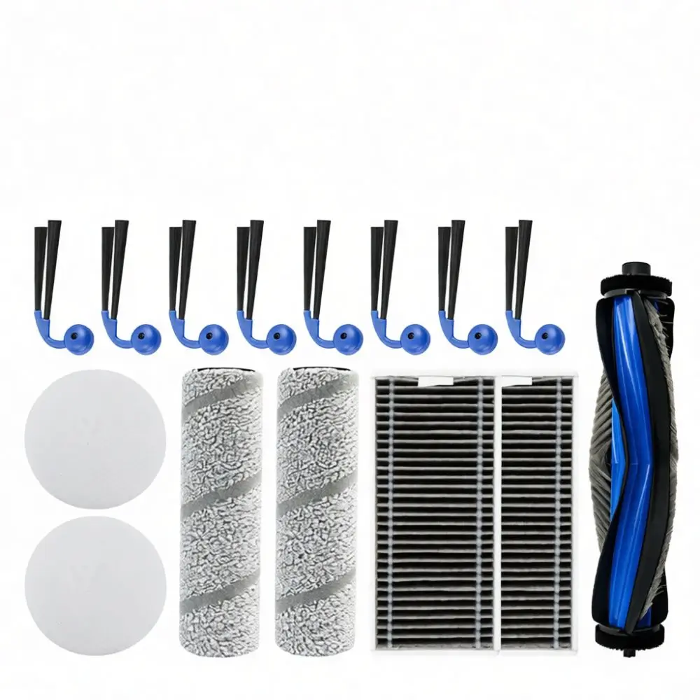 For Ecovacs X11 Robotic Vacuum Consumables Kit Roller Brush Filter Side Brushes Cleaning Mop Cloth Home Floor Care Parts