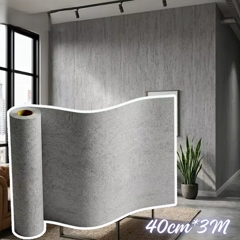 3D Relief Wall Panel Thickened Realistic Stone Texture Self Adhesive Wallpaper Flexible Simulation Travertine Wall Stickers Roll
