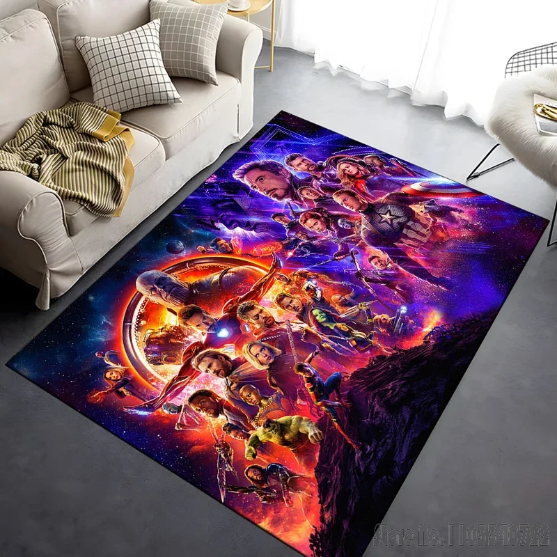 Disney Avengers Endgame Area Large Rug Carpets 80x120cm Decor for Bathroom Kids Floor Mat Living Room Children's Bedroom Sofa