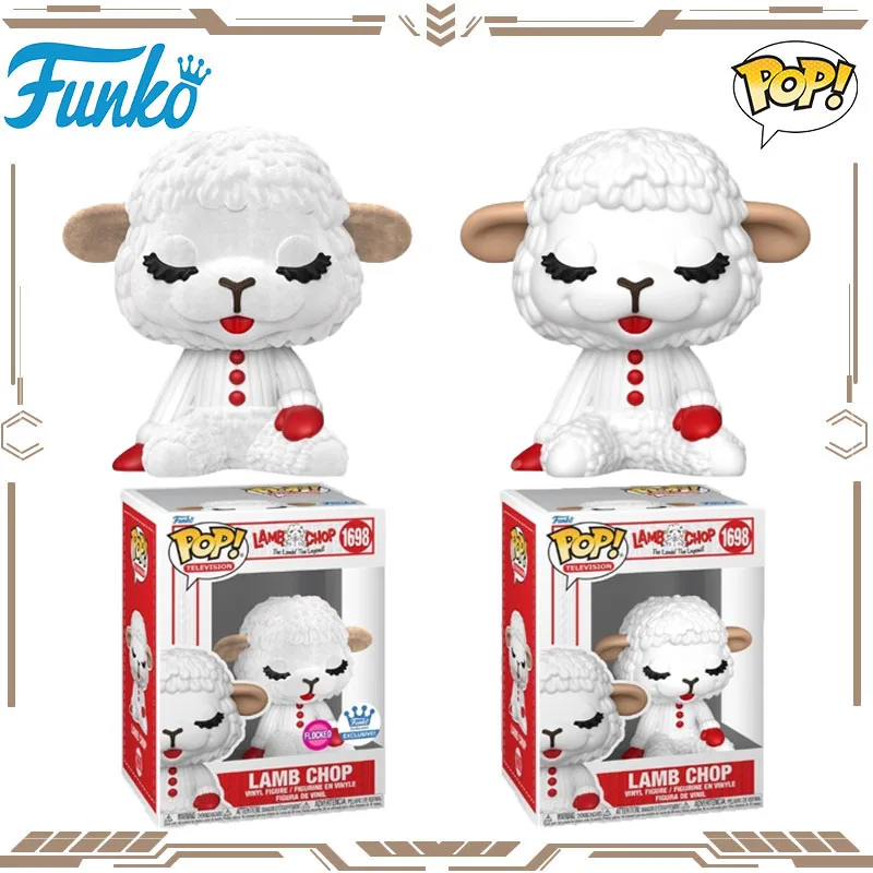

Funko POP Original Lamb Chop Anime Figure Lamb Chop Action Figure Toys for Boys Girls Gift Collectible Model Ornaments