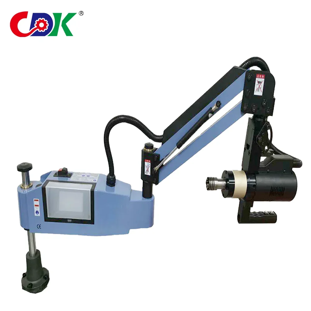 CE certification M6-M36 vertical flexible arm CNC Servo tapping machine for Automatic tapping screw thread