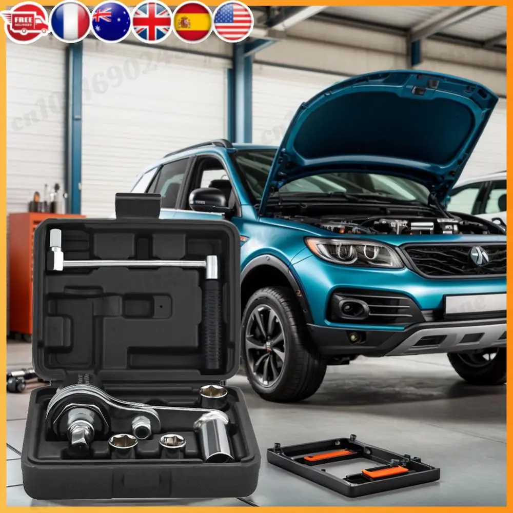 

Torque Multiplier Wrench Set with 17mm/19mm/21mm Sockets Wrench Booster Tire Nut Remover Torsional Torque Multiplier Nut Remover